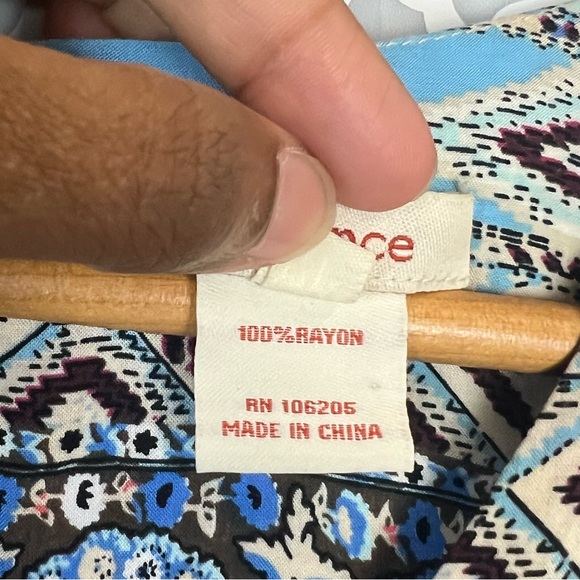 EUC Sundance Multi Patch Print Boho Peasant Dress - Picture 10 of 10